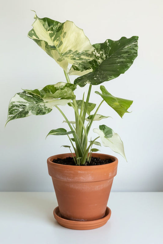 6” Alocasia Macrorrhiza Variegated