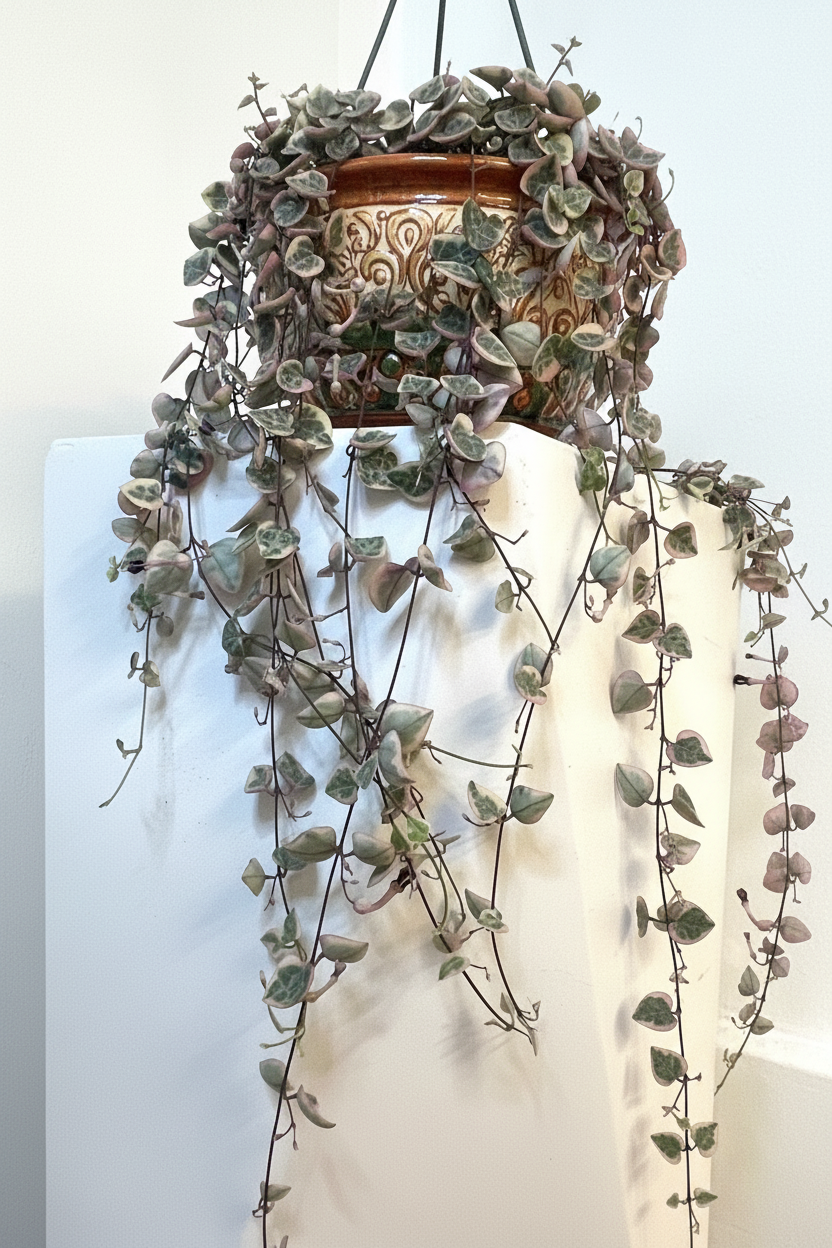 6" String of Hearts Variegated