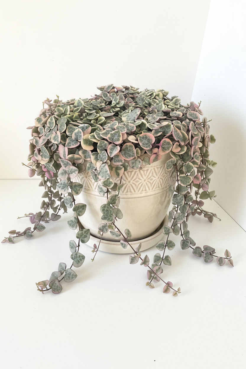 6" String of Hearts Variegated